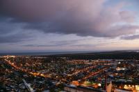Grenå by night